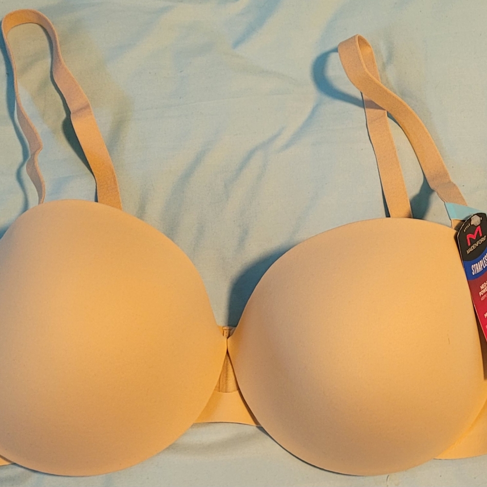Maidenform Tan Strapless Bra With Underwire 40C